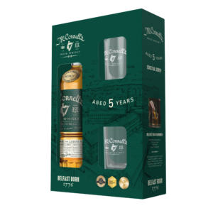 McCONNELL`S 5YO Irish 42% 0,7l+2   szkl